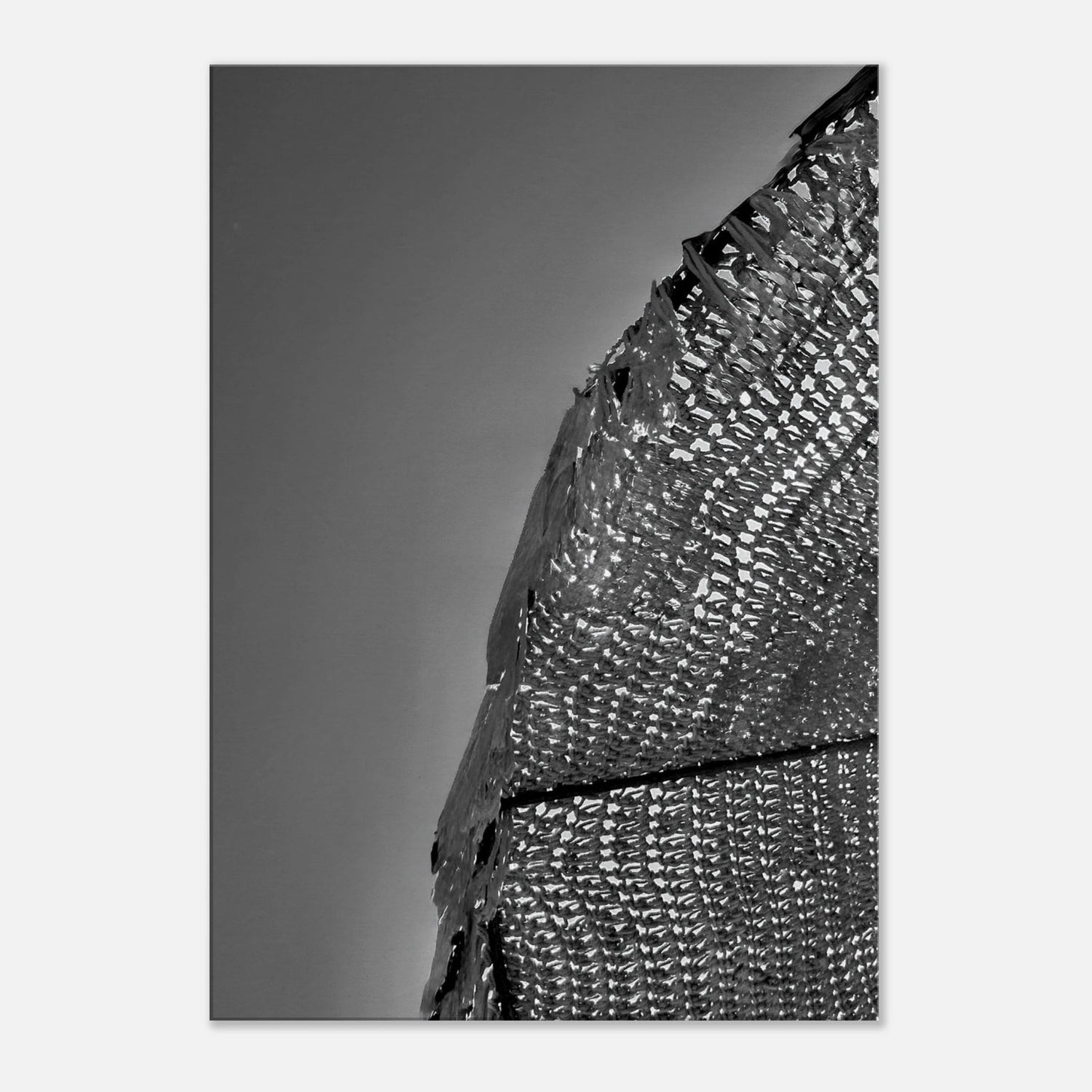 Architectural Light Study – Minimalist Black & White Abstract Wall Art, Travel Collection Studio Edition: Abstracts - Spring' 26 - CaliCuration