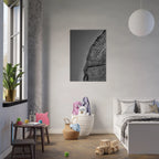 Minimalist black and white abstract canvas wall art print from My Store's Architectural Light Study Travel Collection, Spring 2026 edition.