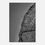 Minimalist black and white abstract canvas wall art from the Architectural Light Study collection, featuring modern travel-inspired design.