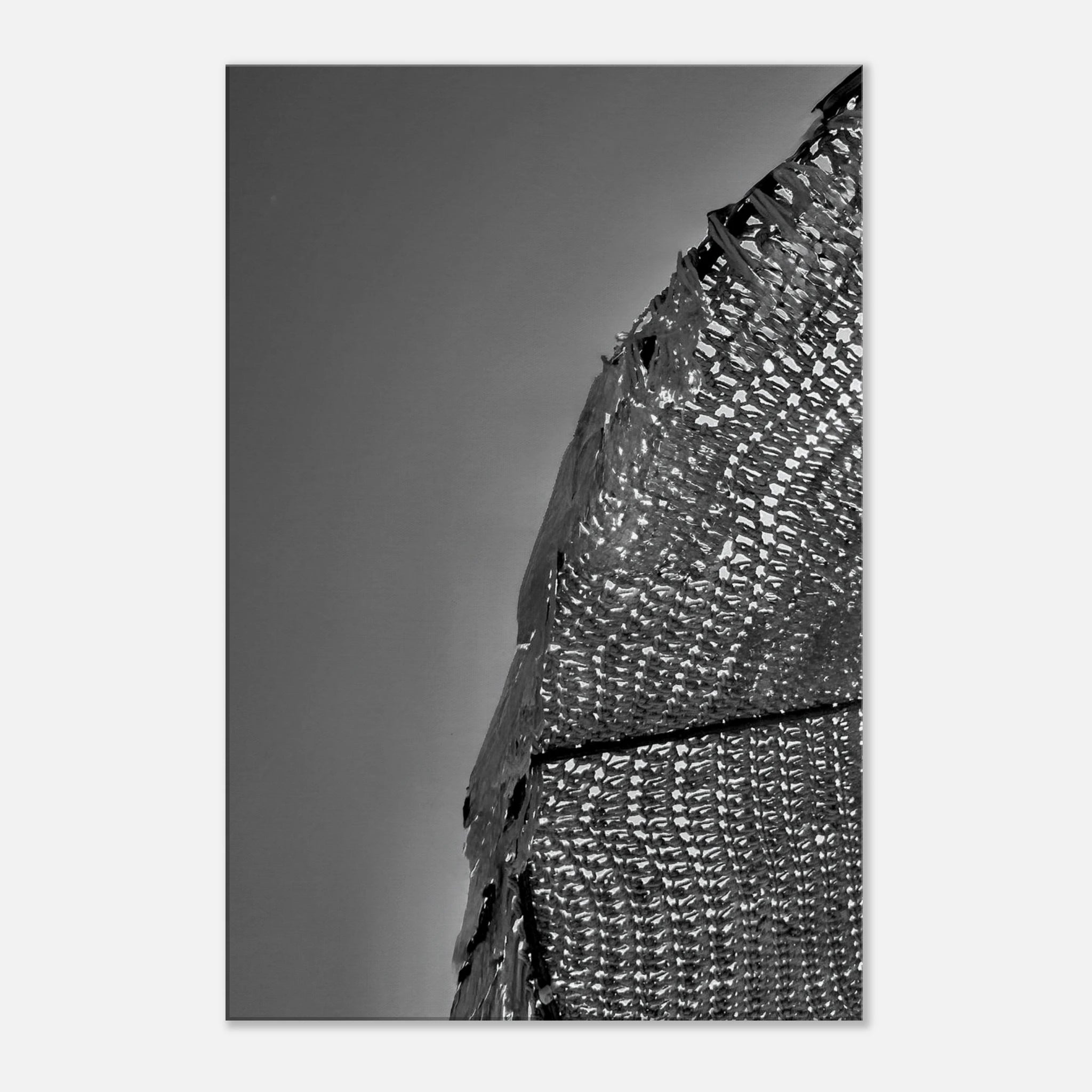 Minimalist black and white abstract canvas wall art from My Store's Architectural Light Study travel collection, Spring 2026.