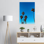 California-themed Santa Barbara Palm Tree poster, framed wooden art print on semi-glossy paper, Studio Edition Spring '26 decor.