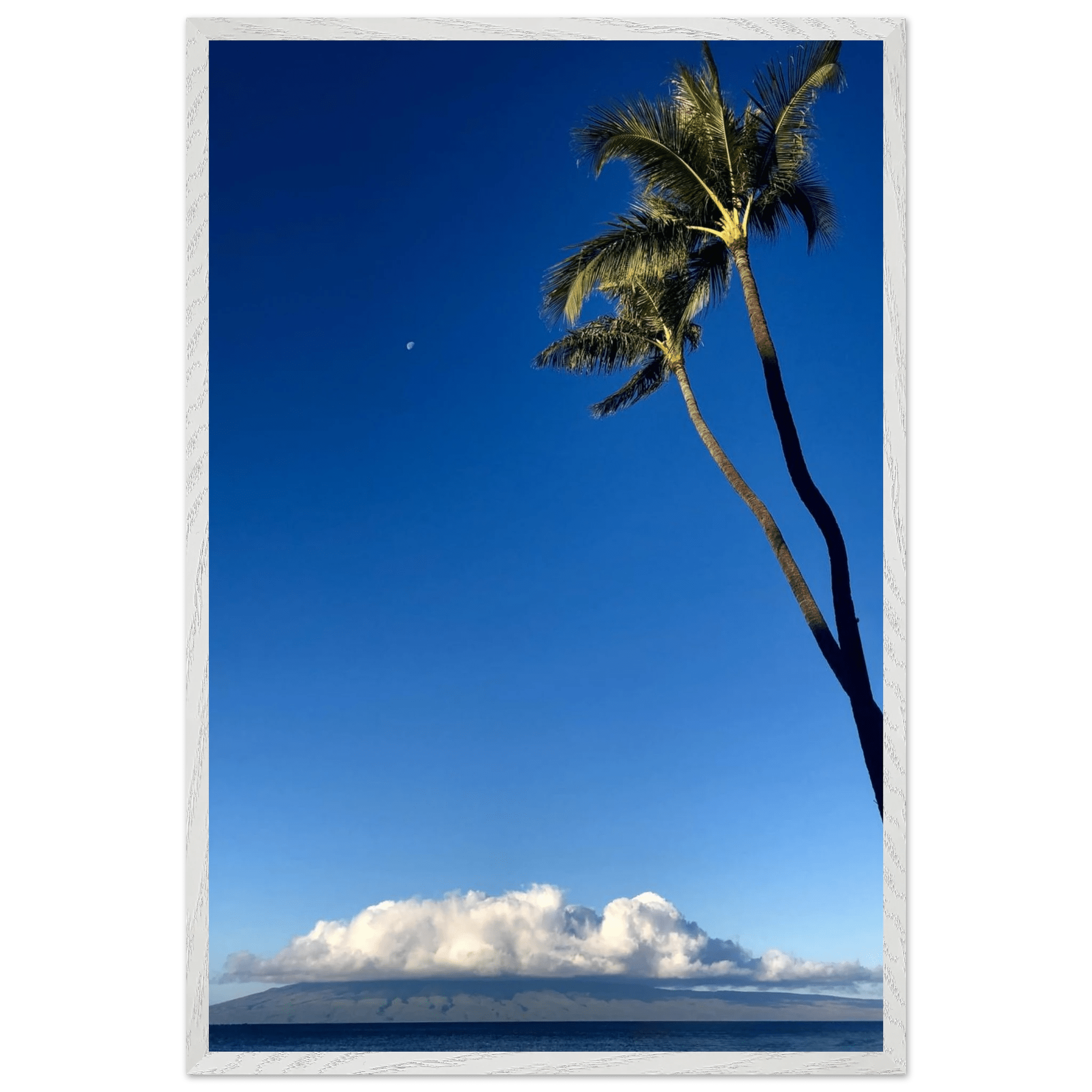 Hawaii Volcano Clouds Pacific scene framed print by CaliCuration, 15x20 cm mounted travel collection studio edition spring '26