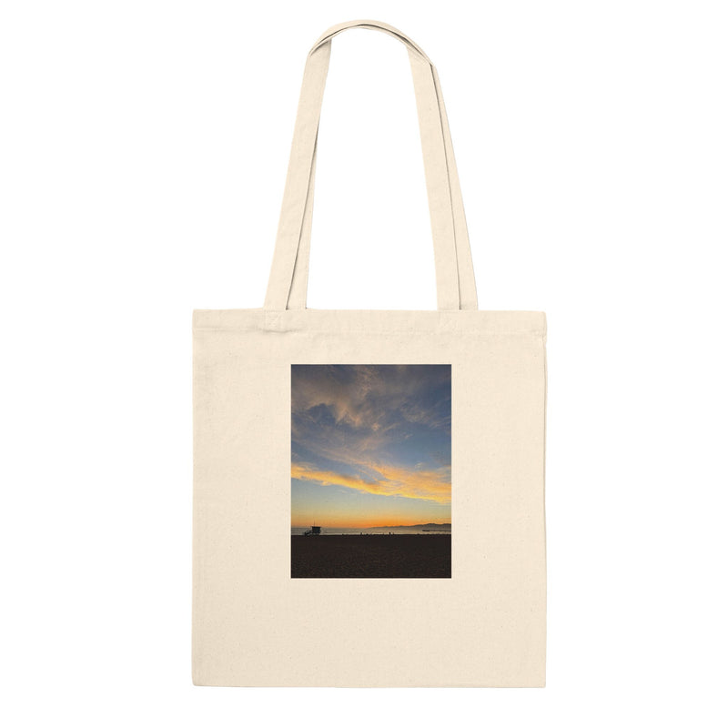 CALIFORNIA SUNSET TOTE, Sunset Tote Bag, Shopping Tote Bag, Sunset Natural Inspired Cotton Reusable Tote Bag, Shopping Bag, Summer Tote - CaliCuration