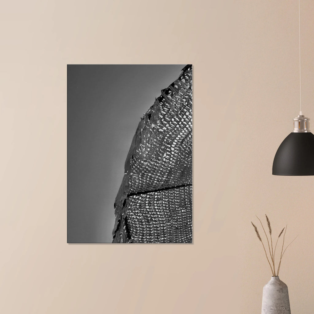 Minimalist black and white abstract canvas wall art from My Store's Architectural Light Study Travel Collection, Spring 2026.