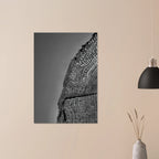 Minimalist black and white abstract canvas wall art from My Store's Architectural Light Study Travel Collection, Spring 2026.