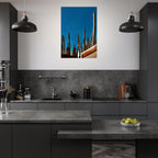 Mexico cactus family rooftop canvas print from the Studio Edition Spring 26 travel collection, featuring vibrant desert plants.