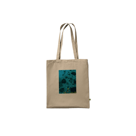 Chic Caribbean Magic Eco - Friendly Cotton Tote Bag – Premium Long Handle Design - CaliCuration