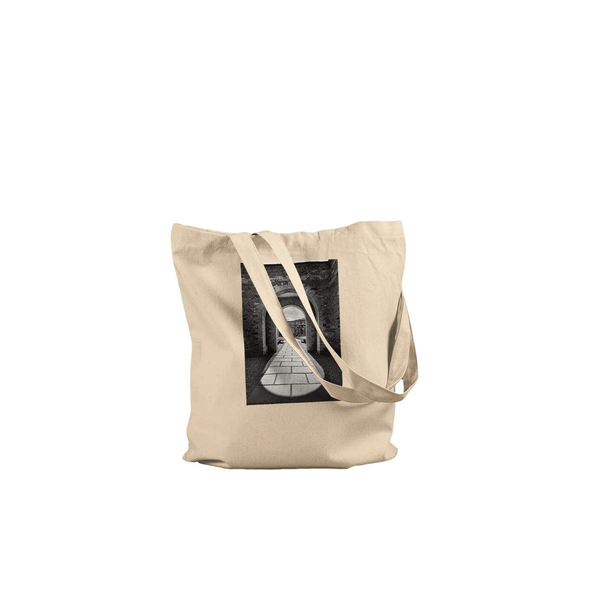 Cotswolds Estate Summer Light Arches Tote Bag – Eco - Friendly Cotton Design - CaliCuration