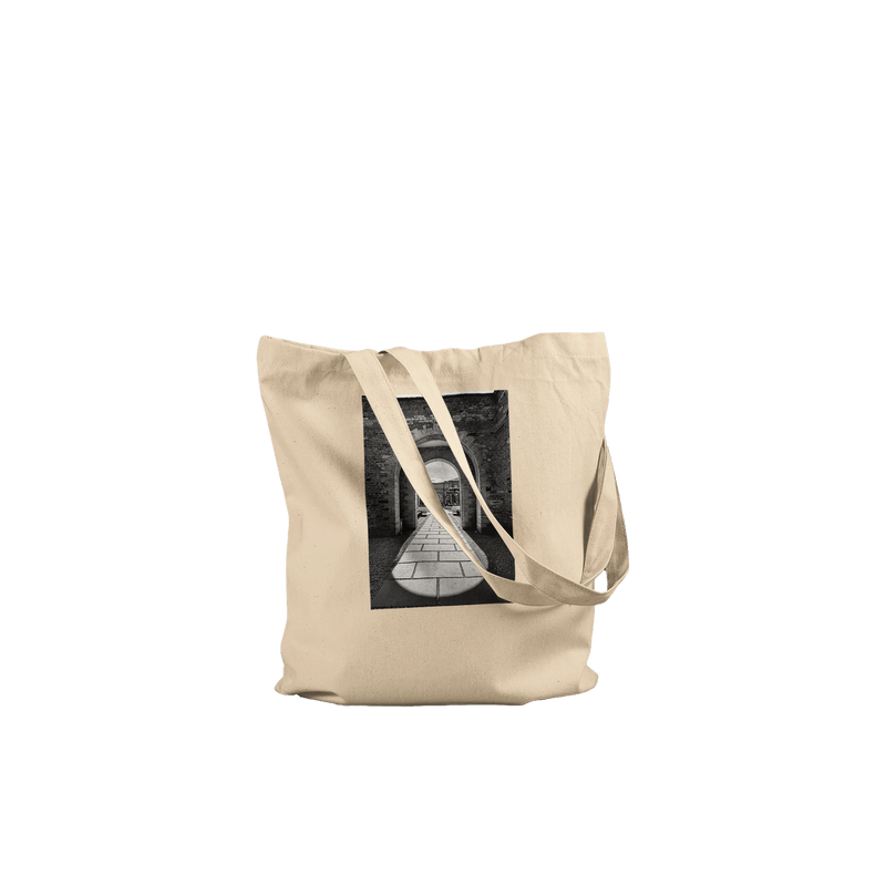 Cotswolds Estate Summer Light Arches Tote Bag – Eco - Friendly Cotton Design - CaliCuration