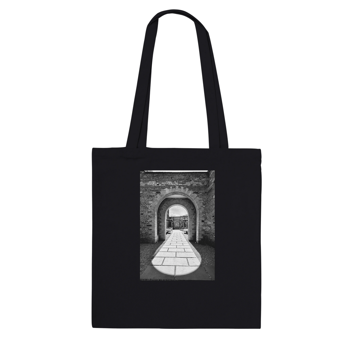 Cotswolds Estate Summer Light Arches Tote Bag – Eco - Friendly Cotton Design - CaliCuration