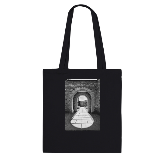 Cotswolds Estate Summer Light Arches Tote Bag – Eco - Friendly Cotton Design - CaliCuration