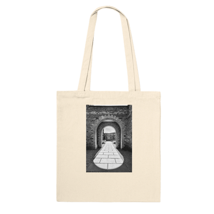 Cotswolds Estate Summer Light Arches Tote Bag – Eco - Friendly Cotton Design - CaliCuration