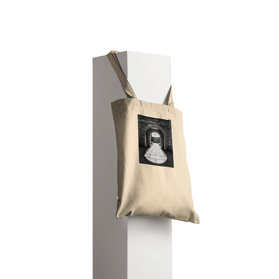 Cotswolds Estate Summer Light Arches Tote Bag – Eco - Friendly Cotton Design - CaliCuration