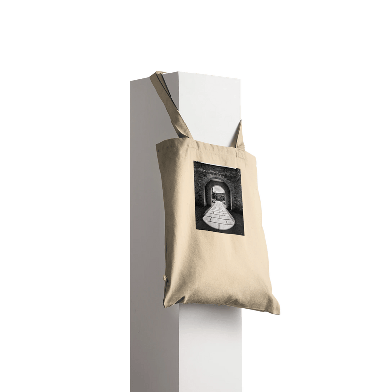 Cotswolds Estate Summer Light Arches Tote Bag – Eco - Friendly Cotton Design - CaliCuration