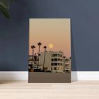 California beach wall art print from MOODY SoCal BEACH collection, featuring a serene coastal scene on canvas.