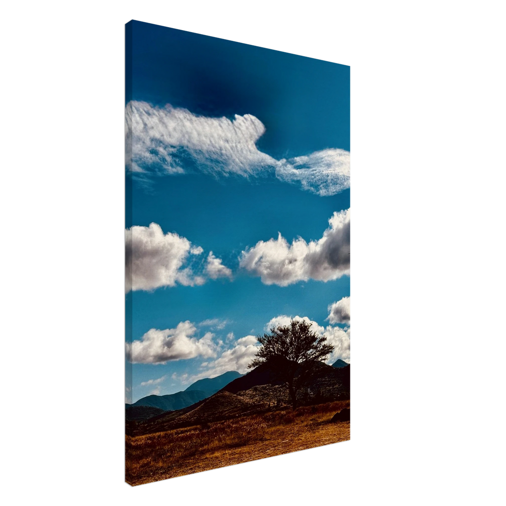 Oaxaca Mountains canvas artwork featuring vibrant spring colors, part of the travel collection by My Store.