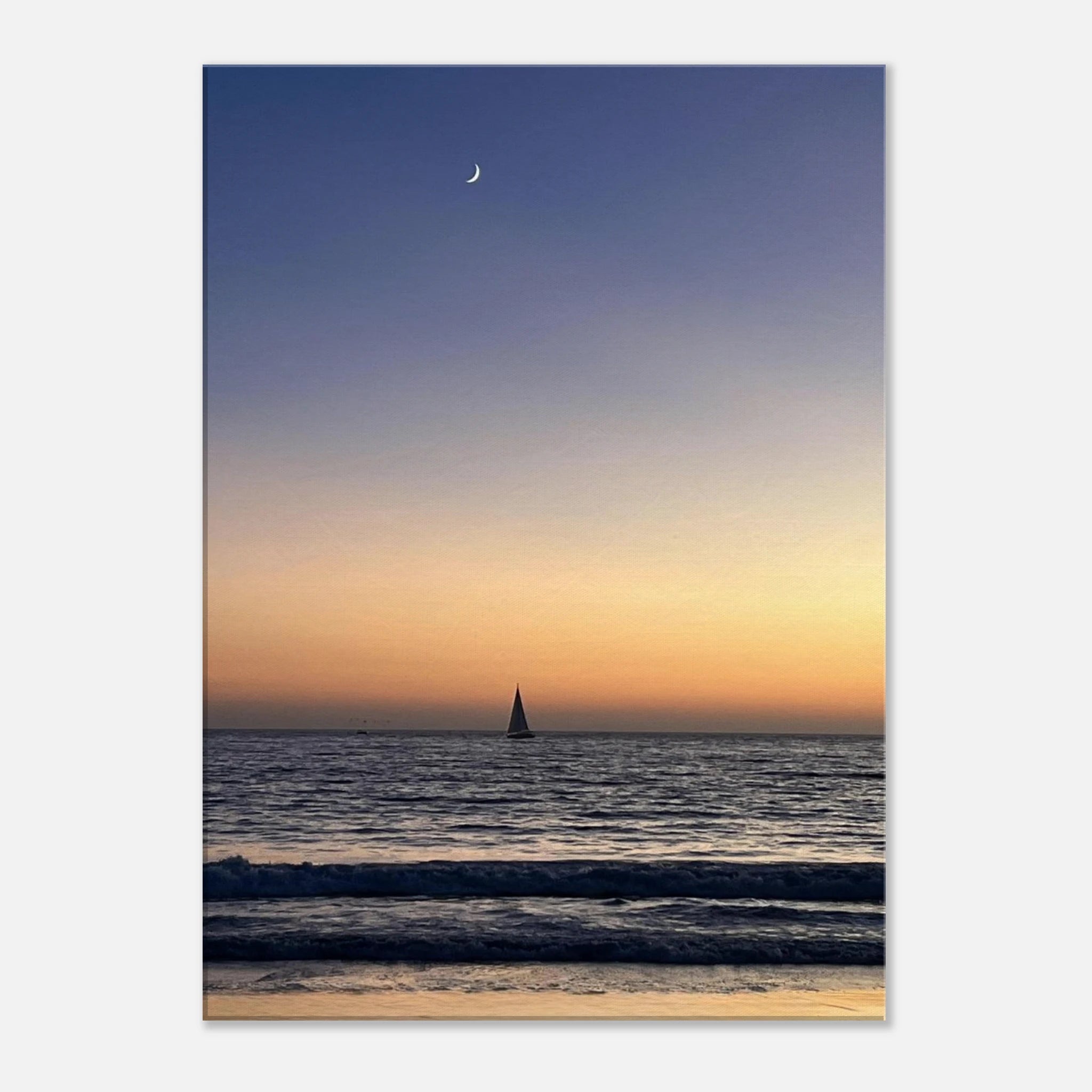 SoCal Fall Sunset canvas print by My Store featuring a vibrant sunset scene with warm colors, perfect for California home decor.