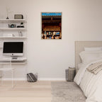 Framed canvas artwork of Oaxaca street fair in Mexico from CaliCuration's travel collection, spring 2026 studio edition.