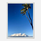 Hawaii Volcano Clouds and Pacific scene framed poster from CaliCuration's travel collection, studio edition spring 2026 print.