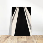 Abstract travel-themed canvas print from the Studio Edition Spring 2026 collection, featuring vibrant colors and modern design.