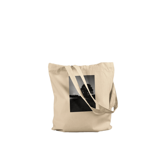 Eco - Friendly Tote Bag – Exclusive Black & White Design | Summer in the Cotswolds - CaliCuration