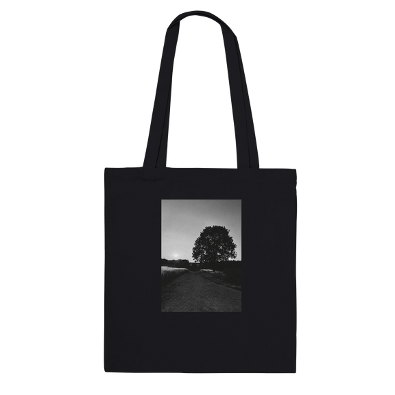 Eco - Friendly Tote Bag – Exclusive Black & White Design | Summer in the Cotswolds - CaliCuration