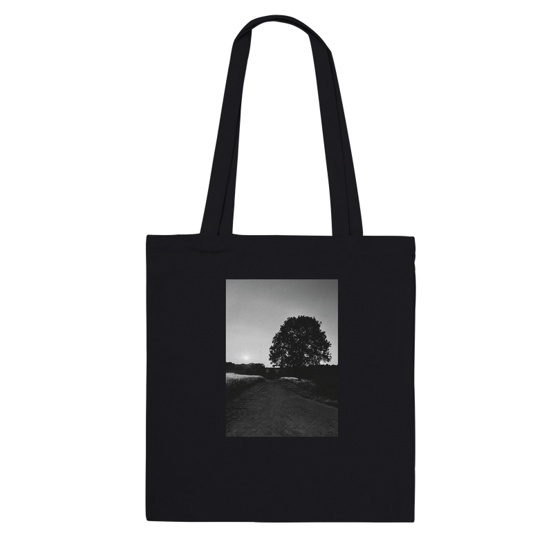 Eco - Friendly Tote Bag – Exclusive Black & White Design | Summer in the Cotswolds - CaliCuration