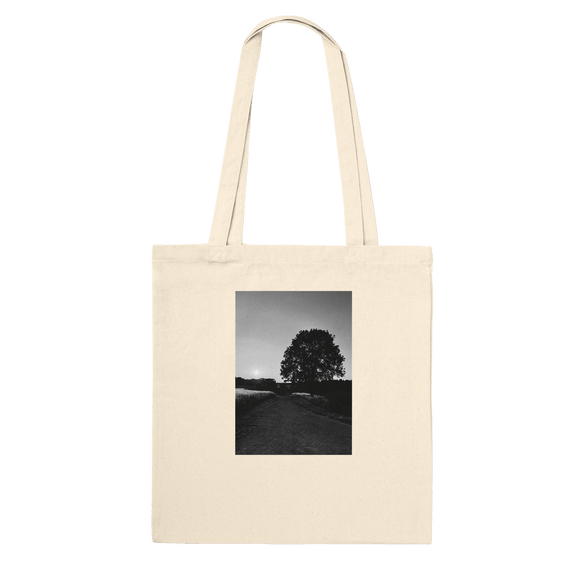 Eco - Friendly Tote Bag – Exclusive Black & White Design | Summer in the Cotswolds - CaliCuration