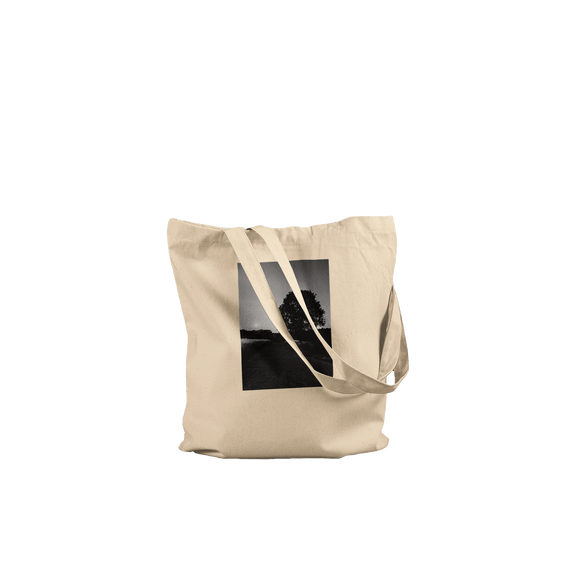 Eco - Friendly Tote Bag – Exclusive Black & White Design | Summer in the Cotswolds - CaliCuration