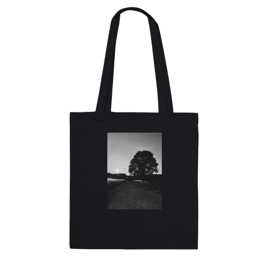 Eco - Friendly Tote Bag – Exclusive Black & White Design | Summer in the Cotswolds - CaliCuration