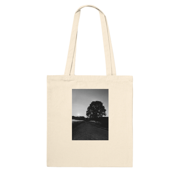 Eco - Friendly Tote Bag – Exclusive Black & White Design | Summer in the Cotswolds - CaliCuration