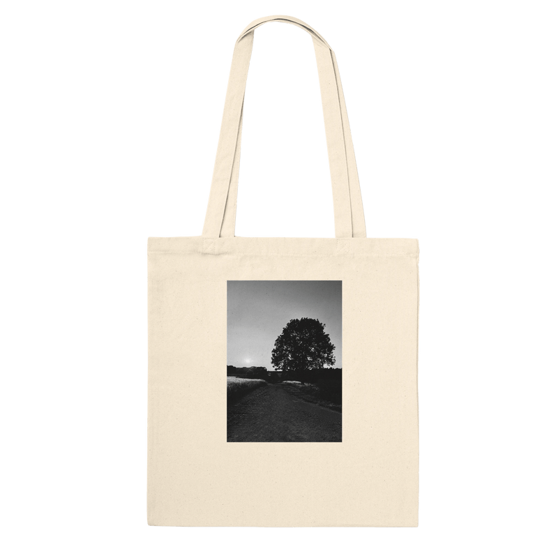 Eco - Friendly Tote Bag – Exclusive Black & White Design | Summer in the Cotswolds - CaliCuration