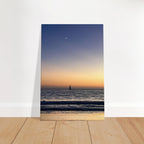 SoCal Fall Sunset Canvas Print by My Store featuring a vibrant California sunset with warm, colorful skies and scenic landscape details.