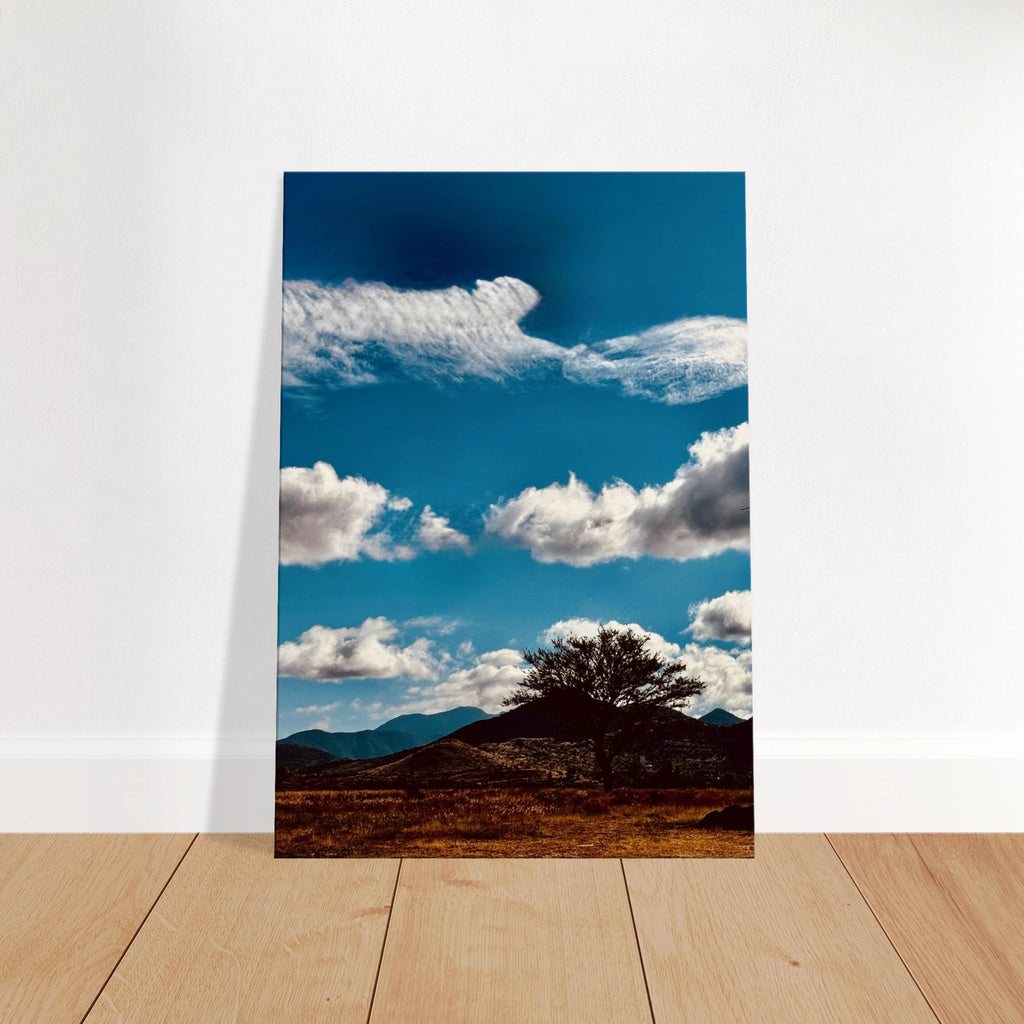 Oaxaca Mountains canvas artwork featuring vibrant colors and landscape details from Mexico's Spring '26 travel collection.