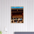 Framed canvas artwork of Oaxaca Street Fair in Mexico from CaliCuration's Travel Collection, Studio Edition Spring 2026.