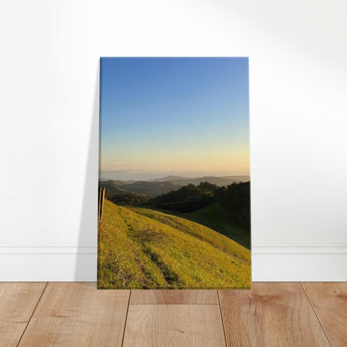 California Central Coast Sunset canvas print featuring vibrant coastal sunset scenery, perfect for wall decor.