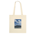 My Store NYC tote bag featuring a downtown skyline print, stylish and practical shopping tote for everyday use and gifting.