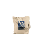 Print material NYC Downtown skyline tote bag by My Store, stylish and functional shopping tote with an urban cityscape design.