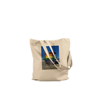 Eco-friendly Pride 2025 tote bag with colorful print, supporting GLAAD, made from sustainable materials, perfect for summer accessories.