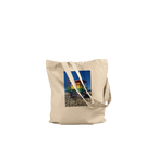 Eco-friendly Pride 2025 tote bag with colorful print, made from sustainable materials, supporting GLAAD.