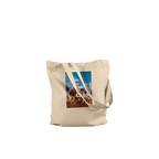 Venice Beach Dream cotton tote bag with colorful print, ideal for shopping or beach trips, by My Store.