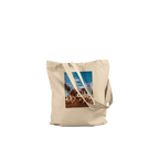 Venice Beach Dream cotton tote bag with colorful print, casual beach and shopping tote bag, ideal gift for her
