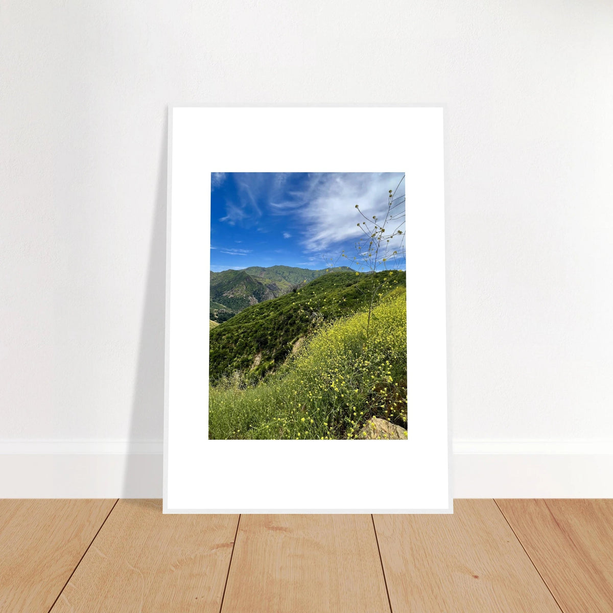 Framed Poster - Magical Malibu Canyon in Spring Bloom Wildflowers II – High - Quality Art Print - CaliCuration