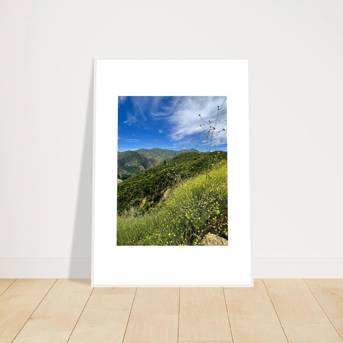 Framed Poster - Magical Malibu Canyon in Spring Bloom Wildflowers II – High - Quality Art Print - CaliCuration