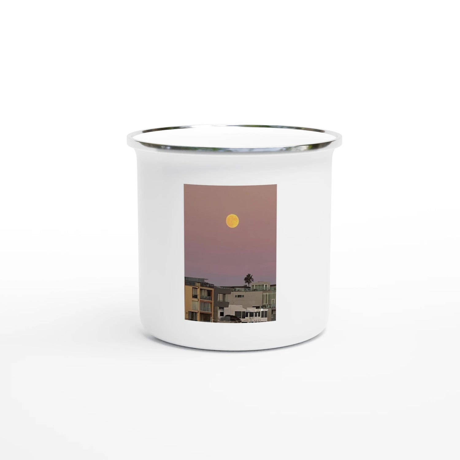 Harvest Moon Enamel Mug – 12oz Art Design of Venice Beach - CaliCuration