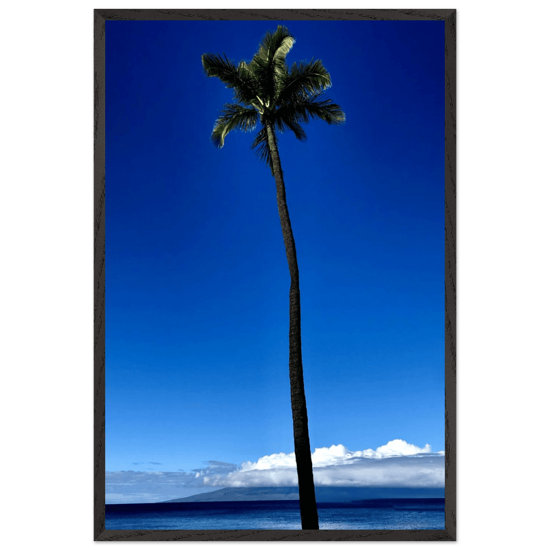 Hawaii Majestic Palm Tree Maui Mounted Framed Poster – Travel Collection Studio Edition Spring '26: Hawaii Edition - CaliCuration