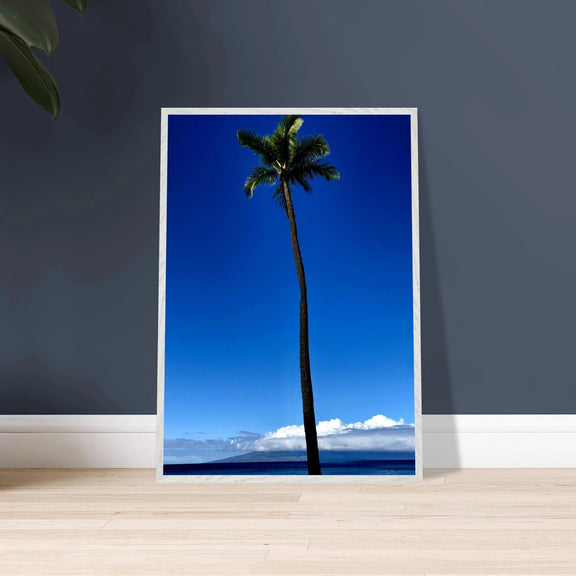 Hawaii Majestic Palm Tree Maui Mounted Framed Poster – Travel Collection Studio Edition Spring '26: Hawaii Edition - CaliCuration