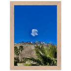 Palm Springs cloud-mounted wooden framed poster showcasing California scenery, part of Studio Edition Spring 26 home decor art.