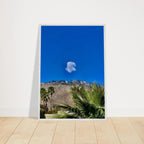 Palm Springs cloud-mounted wooden framed poster showcasing California scenery, perfect for home decor in a stylish studio edition.