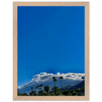 Wooden framed desert calm poster from California Poster Art Studio Edition, 21x29.7 cm, mounted for home decor.